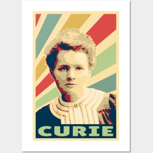 Marie Curie Vintage Colors Posters and Art